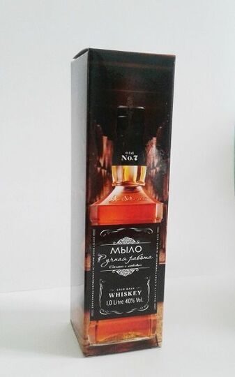 Коробка для мыла ВИСКИ размер 4х4х14см